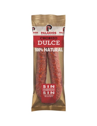 CHORIZO EXTRA DULCE PALACIOS  250G