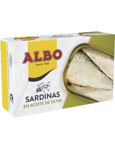 SARDINAS ALBO ACEITE 125 GRS