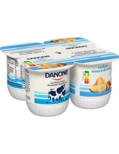 YOGOURT SABOR MACEDONIA DANONE.