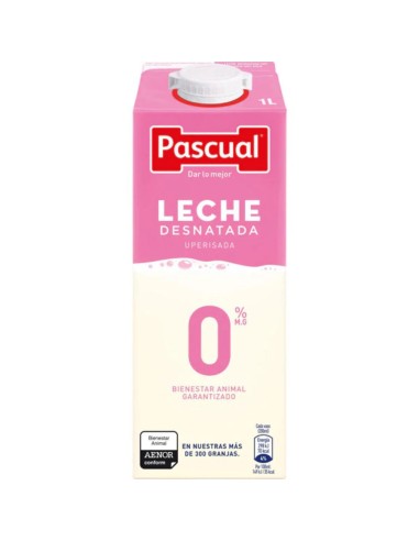 LECHE PASCUAL BRIK 1 L DESNATADA