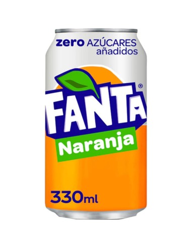 FANTA NARANJA ZERO BOTE 33 CC