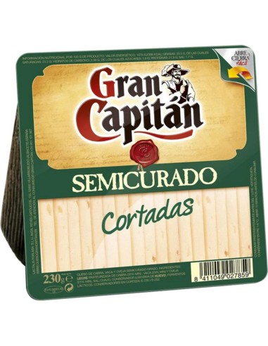 QUESO CUÑA-CORTADITAS G.CAPITAN SEMI 230