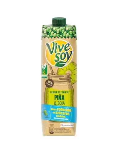 ZUMO SOJA VIVE-SOY PIA 1 LT