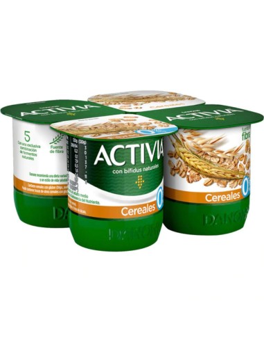 DANONE ACTIVIA CEREAL 0% X4