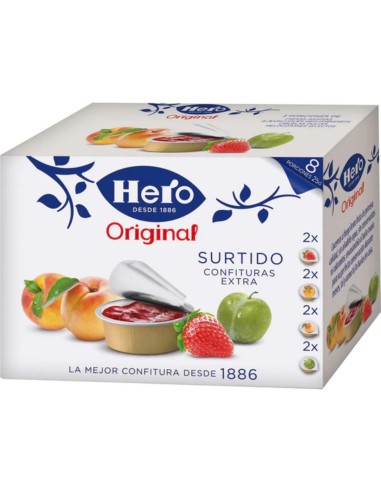 CONFITURA HERO SURTIDAS BANDEJA SURTIDA