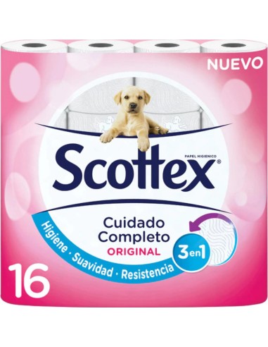 HIGIENICO SCOTTEX 16 ROLLOS