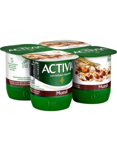 DANONE ACTIVIA MUESLI X4