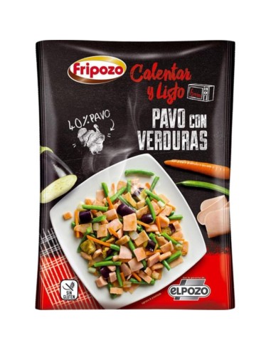 FRIPOZO REVUELTO PAVO CON VERDURAS 400GRS