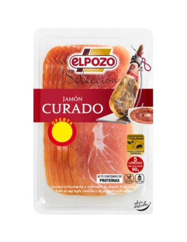 ELPOZO JAMON CURADO LON. 90GRS