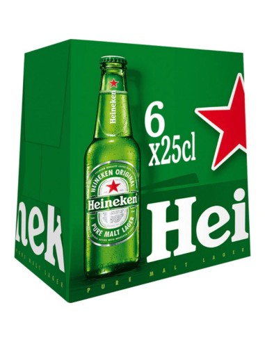 CERVEZA HEINEKEN 250 ML PK-6