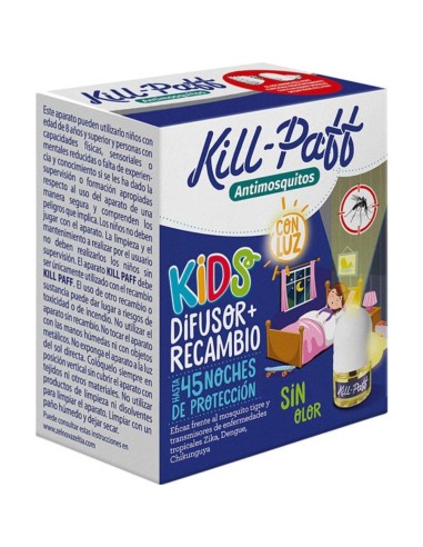 INSECTICIDA KILL PAFF APARAT. KIDS + RECAMBIO