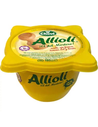 ALIOLI CHOVI TARRINA 180 ML.