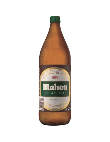 CERVEZA MAHOU 1 LT. S.RETORNO