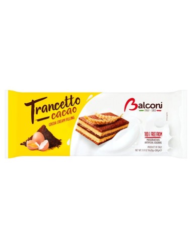 TRANCETTO CACAO BOLLOS 10 UNDS. 280 G.BALCONI