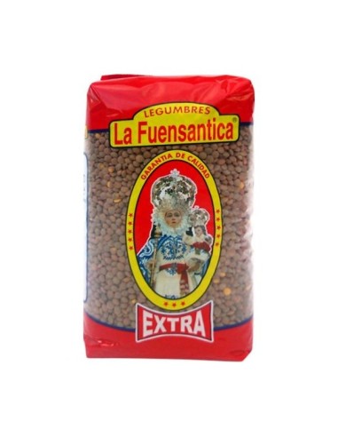 LENTEJAS FUENSANTICA PARDINA BOLSA 500 G