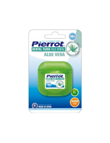 HILO DENTAL PIERROT ALOE VERA 50 MTS