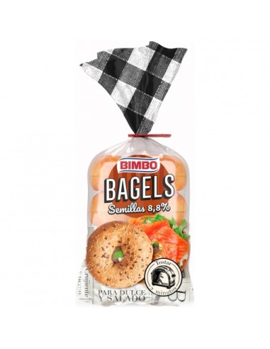 BIMBO BAGELS SEMILLAS 4UDS