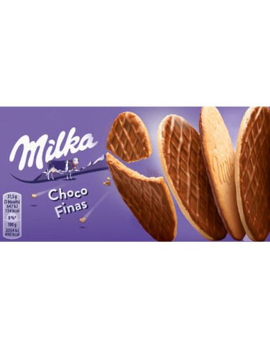 GLLTAS. MILKA CHOCO FINAS 126 GRS