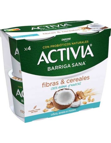 ACTIVIA COCO AVENA NUECES X4