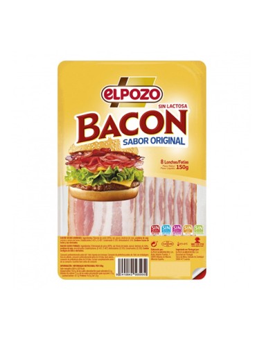 BACON LONCHAS EL POZO 110GRS