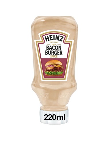 SALSA HEINZ BACON BURGUER 220 ML