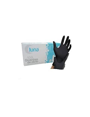 GUANTES NITRILO GRANDE 100 UND AZUL